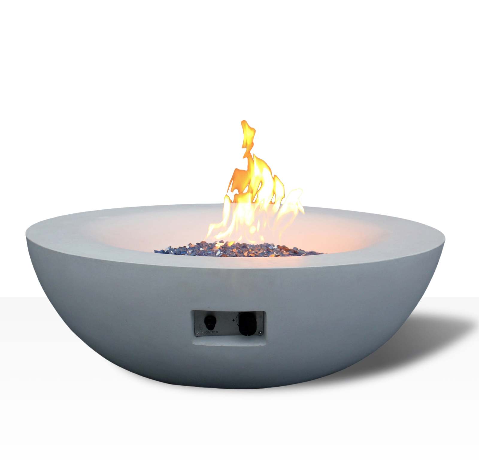 Antique White 42&quot; Outdoor Concrete Fire Pit - $1,200.99