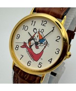 VTG Kellogg Tony Sasco Quartz Watch Unisex Gold Tone Leather Analog New ... - $26.59