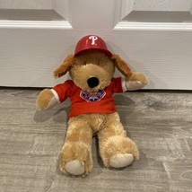 Philadelphia Phillies 2006 MLB Plush Puppy Dog with Hard Helmet baseball... - $15.98