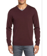 Daniel Cremieux Sz XL Mens Merino Wool Sweater Lightweight Washable V-Ne... - $534.61 MXN