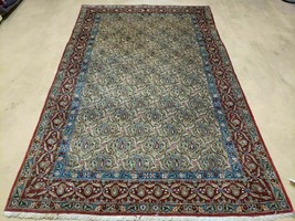 4&#39; X 7&#39; Handmade Turkish Wool Rug Paisley Hand Knotted Flowers One Of A Kind - £678.09 GBP