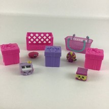 Shopkins Gift Boxes Presents Shopping Basket Accessories Mini Figures Mo... - $13.81