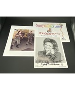 Lana Anderson Autographed 8 X 10 Army Uniform Teaching County Line Dance - $17.81
