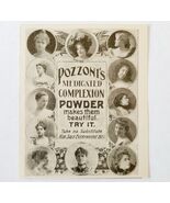 Pozzoni&#39;s Medical Complexion Powder 1897 Advertisement Victorian Beauty ... - €17,15 EUR