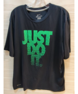 Men&#39;s Nike Just Do It navy blue green Dri-fit t shirt 2XL - £11.65 GBP