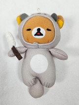 Rilakkuma Bear in Seal Suit with Desserts Keychain Ornament Mini Plush - £10.14 GBP