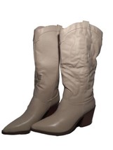 Women&#39;s Ophelia Roe Cowboy Boots, Sadie, Cream Beige, 9.5 - $19.40