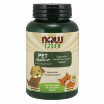 NOW Pet Health, Pet Allergy Supplement, Formulated for Cats &amp; Dogs, NASC... - £24.07 GBP