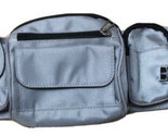 Eastsport Fanny Pack Waist Bag Sling Backpack Triple 3 Compartment Gray ... - $15.88