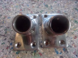 MARINE 316 stainless Marine Boat Hand Rail Fitting  45 deg 7/8&quot; set of 2 - $364.70 MXN