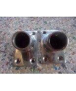 MARINE 316 stainless Marine Boat Hand Rail Fitting  45 deg 7/8&quot; set of 2 - €16,94 EUR