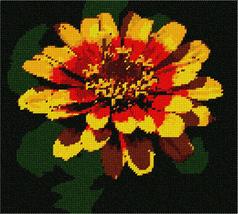 Pepita Needlepoint Canvas: Flaming Flower, 10&quot; x 9&quot; - £62.12 GBP+