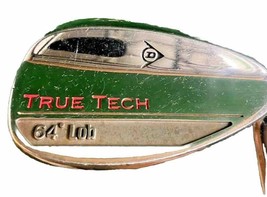 Dunlop True Tech Lob Flop Wedge 64 Degrees Men&#39;s RH Stiff Steel 35.5 Inches - £25.16 GBP