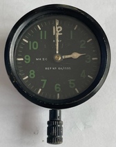 British aircraft clock- 1944 No. 18836- WWII - WORKING -Free Int. shipping - £239.80 GBP