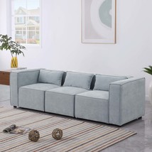 Gray Chenille Modular Sofa: Soft &amp; Grand - £763.60 GBP