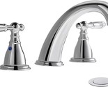 8 Inch 3 Hole Widespread Bathroom Faucet With Metal Pop Up Drain By, C. - $73.97