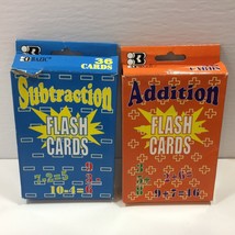 Bazic Addition Subtraction Math Flash Cards Homeschooling Teaching Aids Learning - £10.21 GBP