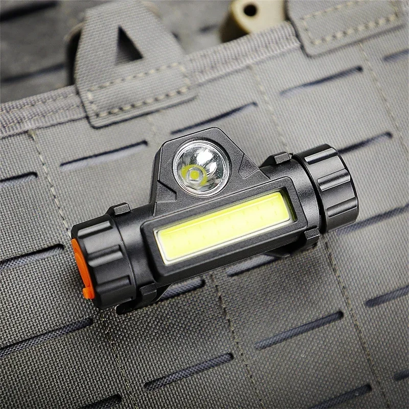 Light 25mm Rechargeable Portable Backpack Molle Mini Tactical Clip Strap Hiking - £23.05 GBP+