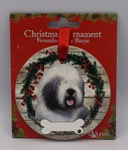 Christmas Ornament - Dog - Old English Sheepdog - £10.35 GBP