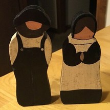 Farmer &amp; Wife Amish Painted Cutouts - $94.84 MXN