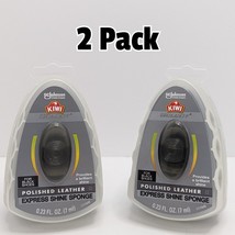 2 Pk Kiwi Select Express Self Shoe Shine Black .23oz Instant Polish Spon... - $302.96 MXN