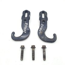 Pair Of Tow Hooks With Hardware OEM 2004 2005 2006 2007 2008 Nissan Titan90 D... - £67.24 GBP