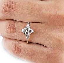 Diamond engagement ring marquise cut lab grown diamond 1  thumb200