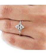 Lab diamond engagement ring, Marquise diamond ring, 14k gold engagement ... - $2,736.61 CAD+