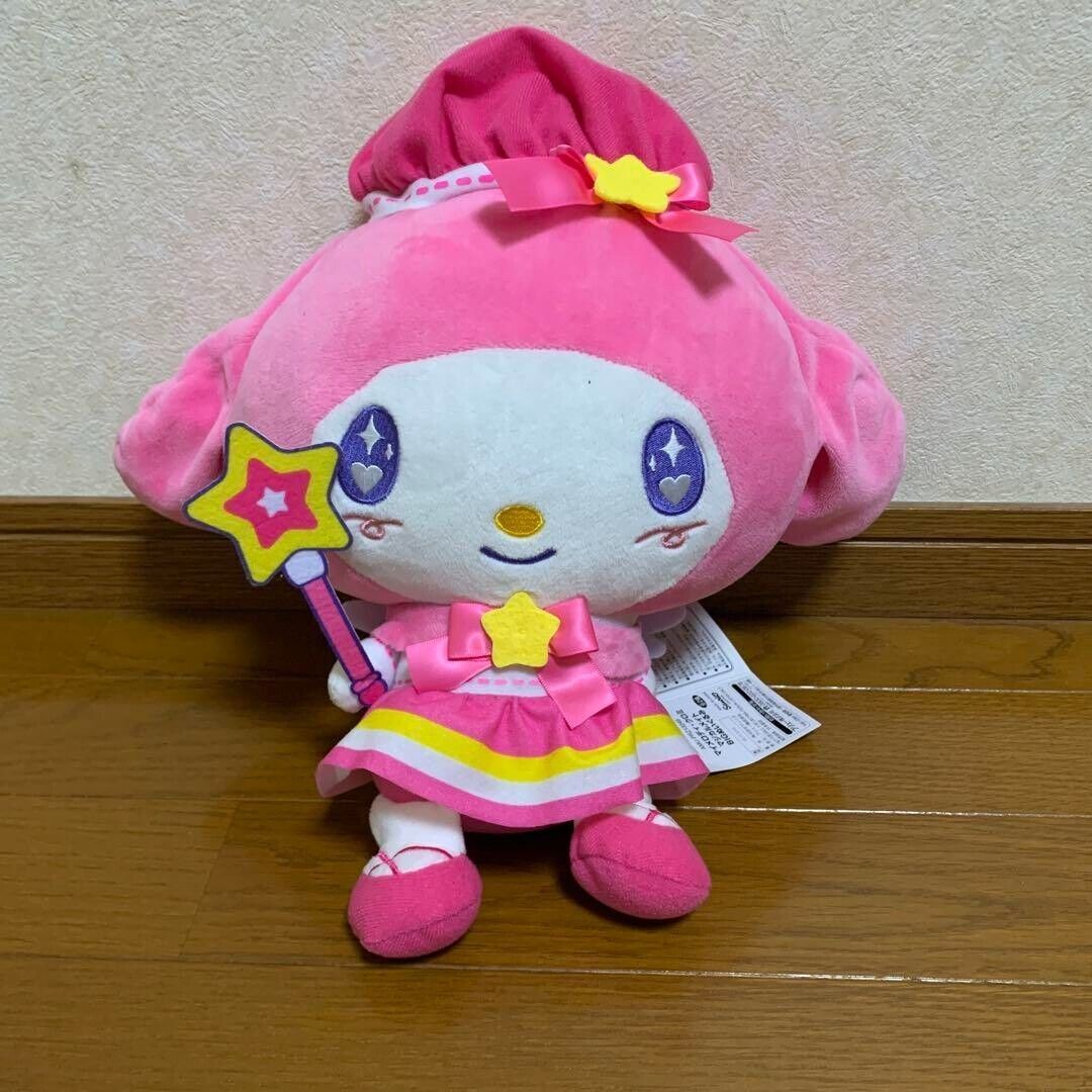 Primary image for my melody kuromi Magical Mate Sanrio Characters Plush BIG 28cm Furyu set of 2
