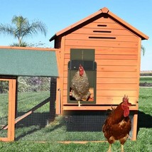 Automatic Chicken Coop Door, Smart Chicken Coop Door Opener,Light Sensing ,Green - £18.18 GBP