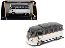 1962 Volkswagen Microbus #5 Van Bus White 1/43 Diecast Model by Road Signature - £26.64 GBP