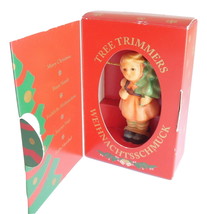 M J Hummel Goebel Germany Christmas Ornament Girl Fir Tree 1215 Vintage 1997 - £15.68 GBP