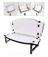 Sublimation Blank MDF memorial benches blank wooden ornament (3 Styles) - $75.84 MXN+