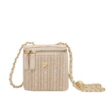 Mini Straw Bucket Crossbody bag For Women 2021 Summer Weave Women&#39;s Brand Handba - £39.38 GBP