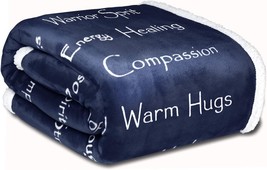 Strength, Courage, Super Soft, Warm Hugs, Get Well Gift Blanket With, And Hope - £33.22 GBP