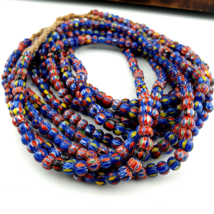 Vintage veneciano estilo africano multicolor vidrio Chevron 6,5-7 mm... - €28,13 EUR