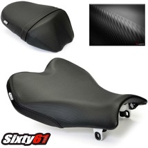 Suzuki GSXR 1000 Seat Covers 2009-2014 2015 2016 Black Luimoto Front Rear Carbon - £82.33 GBP