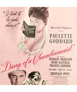 1946 Diary Of A Chambermaid Paulette Goddard Movie Advertisement Film DW... - $54.84 CAD