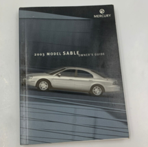 2003 Mercury Sable Owners Manual Handbook OEM E02B34027 - £17.79 GBP