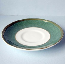 Wedgwood Crown Emerald Tea Saucer Made in England 5.75&quot; New - $9.80