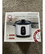 Chef&#39;s Counter Rice Cooker Stainless Steel 5 cup with Automatic Shut Off - $409.15 MXN