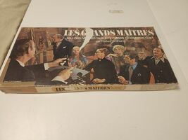 Vintage Grands Maitres Jeu Societe Masterpiece Board Game COMPLETE FRENC... - $28.82