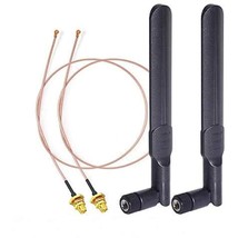 Dual Band Wifi 2.4Ghz 5Ghz 5.8Ghz 8Dbi Rp-Sma Male Antenna 30Cm 12 Inch Rg178 U. - £17.57 GBP