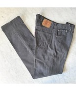 Levi&#39;s Original 501 Button Fly Grey Denim 0637 Jeans Mens W34 x L34 USA ... - $1,240.90 MXN
