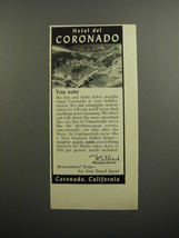 1952 Hotel del Coronado Ad - You vote the fun and frolic ticket straight - £14.78 GBP