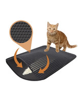RIZZARI Cat Litter Mat Double Layer Waterproof Urine Proof Trapping Mat ... - $17.52 CAD