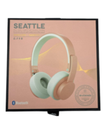 Urbanista Seattle Bluetooth Over Ear Headphones Foldable Tactile Rose Gold - $30.56