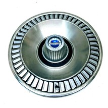 1964 Ford Galaxie 14 Inch 14&quot; Turbine Wheel Cover Blue Emblem Factory OE... - £17.65 GBP