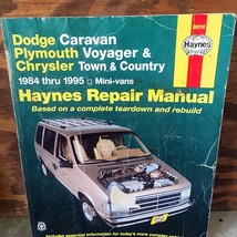 Haynes #30010 Repair Service Manual Dodge Caravan Plymouth Voyager  1984-1995 - £7.08 GBP