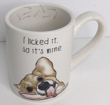 Ceramic Coffee/Tea Mug, Boston International Holiday 12-Oz, I Licked It Xmas Dog - £12.47 GBP